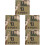 10 Pcs Blood Type Patch Reflective Camouflage Badges 8