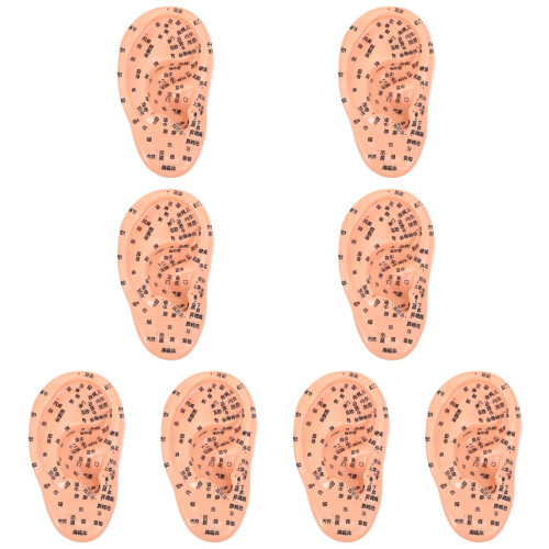 8 Pcs Human Ear Acupuncture Ear (Chocolate) 2