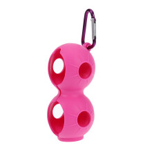 Silikon Ballhalter, Ball Aufbewahrungsschutz Mit Haken (Rosé)