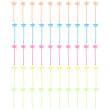 50Stk Kunststoff Swizzle Sticks Getränke Rührstäbchen Barzubehör