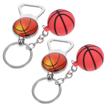 2Stk Orange Basketball Anhänger Aus Glas Und Zinklegierung Für Alltag