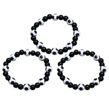 3Stk Armbänder Fußballthema Dekorative Fußballarmbänder