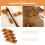 4Stk Holz Essstäbchenablage Mit Löffel Gabel Halter 9