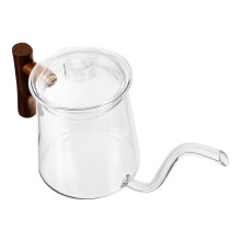 Glass Kaffeekanne Mit Tülle Für Handbrühung Transparent