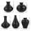 5Pcs Ceramic Flower Vase Decorative Arrangement Bottle 2