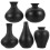 5Pcs Ceramic Flower Vase Decorative Arrangement Bottle 7