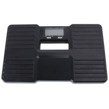 Báscula Digital Para Peso Corporal Y Equipaje Con Luz De (Negro)