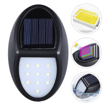 Solar Sensor Licht Außen Garten Wandlicht Energiesparlampe