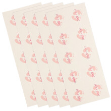 100 Sheets Gift Box Sealing Sticker Paper Self-Adhesive Candy Decal