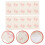 100 Sheets Gift Box Sealing Sticker Paper Self-Adhesive Candy Decal 11