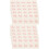 100 Sheets Gift Box Sealing Sticker Paper Self-Adhesive Candy Decal 7