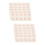 100 Sheets Gift Box Sealing Sticker Paper Self-Adhesive Candy Decal 9
