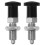2Pcs Stainless Steel Self Locking Spring Plunger With Knob 1