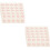100 Sheets Gift Box Sealing Sticker Paper Self-Adhesive Candy Decal 8
