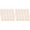 100 Sheets Gift Box Sealing Sticker Paper Self-Adhesive Candy Decal 4