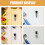 2Pcs Stainless Steel Self Locking Spring Plunger With Knob 8