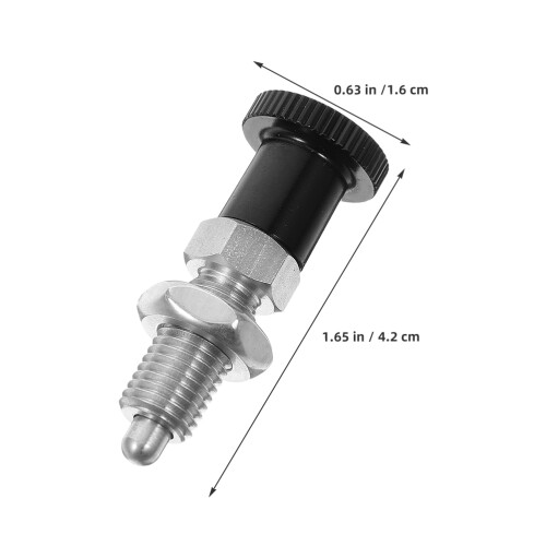 2Pcs Stainless Steel Self Locking Spring Plunger With Knob 2