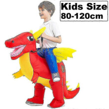 (Dark Grey) New T-Rex Dinosaur Cosplay Inflatable Costumes Suits Mascot Funny Party Anime Christmas Halloween Costume Dress for Adult Kids