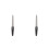 2Pcs Stainless Steel Double Side Nail File Buffer With Plastic Handle 7