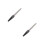 2Pcs Stainless Steel Double Side Nail File Buffer With Plastic Handle 5