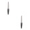 2Pcs Stainless Steel Double Side Nail File Buffer With Plastic Handle 6