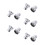 10 Pcs Brass Dishwasher Faucet Adapter Replacement For Sink 3
