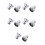 10 Pcs Brass Dishwasher Faucet Adapter Replacement For Sink 5
