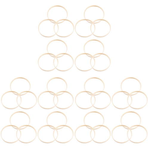 36 Pcs Dream Catcher Round Ring Diy Bamboo Ring 10cm 1