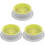 3Pcs White Hydroponic Cat Grass Planter Double-Layer Practical Box 4