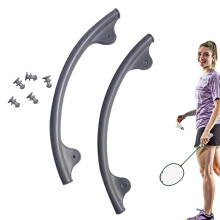 Tennis Guard Badminton Frame Cover Silicone Protective Sleeve Grey For Badminton Rackets Beginners And Professionals
