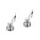 2 Pcs Stainless Steel Egg Topper Practical Kitchen Gadget Silver 5