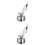 2 Pcs Stainless Steel Egg Topper Practical Kitchen Gadget Silver 6