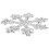 5Pcs Snowflake Shaped Iron On Clothes Patch For Hats 3