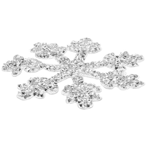 5Pcs Snowflake Shaped Iron On Clothes Patch For Hats 2