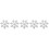 5Pcs Snowflake Shaped Iron On Clothes Patch For Hats 11