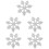 5Pcs Snowflake Shaped Iron On Clothes Patch For Hats 8