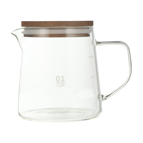 Transparente Wasserkocher Kaffeekanne 1