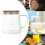 Transparente Wasserkocher Kaffeekanne 6