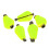 5 Teile/satz Float Schaum Tear Drop Strike Anzeige 7