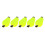 5 Teile/satz Float Schaum Tear Drop Strike Anzeige 1