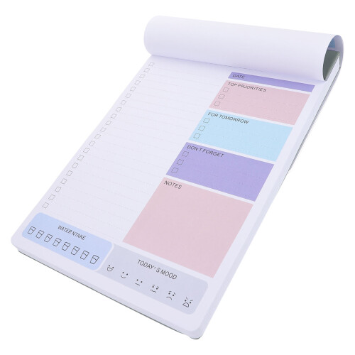 3Pcs Tear-Off Notepad Daily Planner Portable Tearable Memo Pad 2