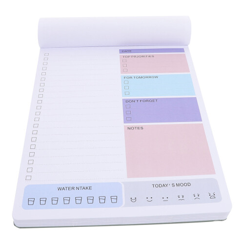 3Pcs Tear-Off Notepad Daily Planner Portable Tearable Memo Pad 1