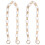 2Pcs Replacement Chain For Underarm And Single Shoulder Bags 4