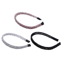 6 Pcs Hoops Wedding Party Rhinestone Headbands
