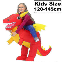 (Army Green) New T-Rex Dinosaur Cosplay Inflatable Costumes Suits Mascot Funny Party Anime Christmas Halloween Costume Dress for Adult Kids