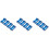 12 Pcs Plastic D-Cell Battery Holder Series Or Parallel Case Blue 5