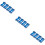 12 Pcs Plastic D-Cell Battery Holder Series Or Parallel Case Blue 10