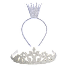 6 Pcs Kids 3D Glitter Headdress Birthday Crown For Girls