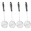 16 Pcs Stainless Steel Colanders And Hot-Pot Strainers For Kitchen 10