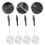 16 Pcs Stainless Steel Colanders And Hot-Pot Strainers For Kitchen 11
